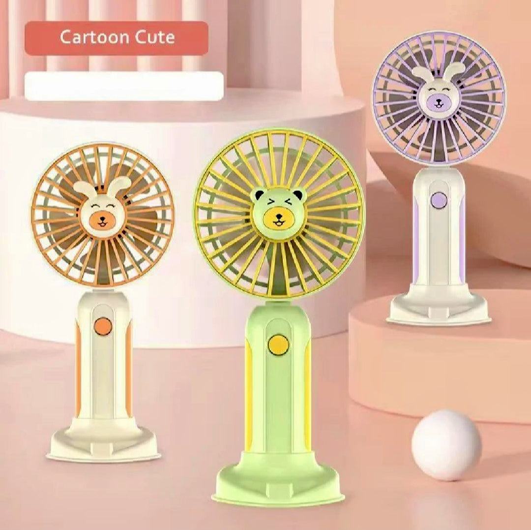 Mini Hight Speed Fan For Kids ,with Mobile Stand | Best For Girls And Boys