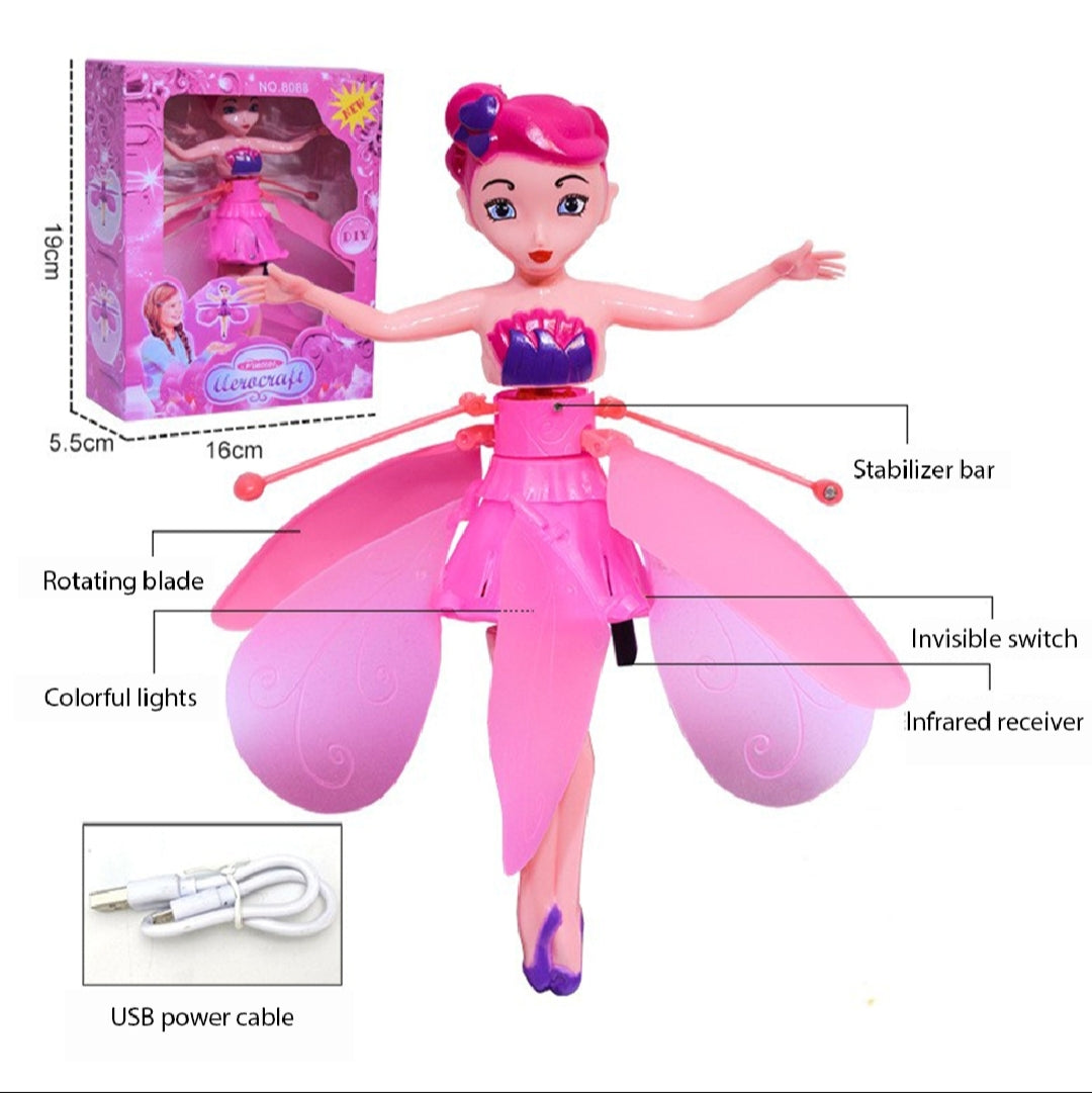 Rechargeable Flying Fairy Doll for Girls