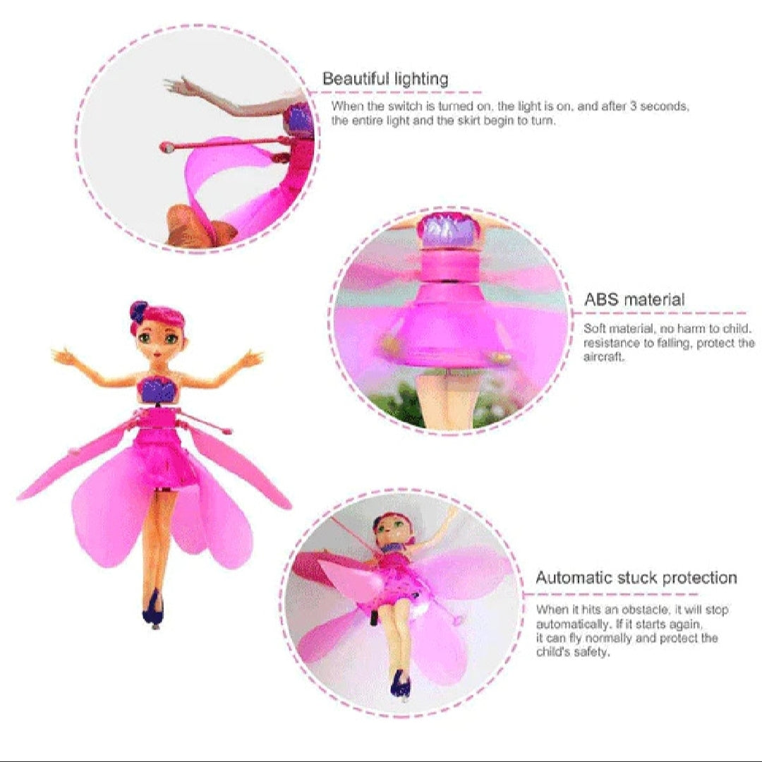 Rechargeable Flying Fairy Doll for Girls
