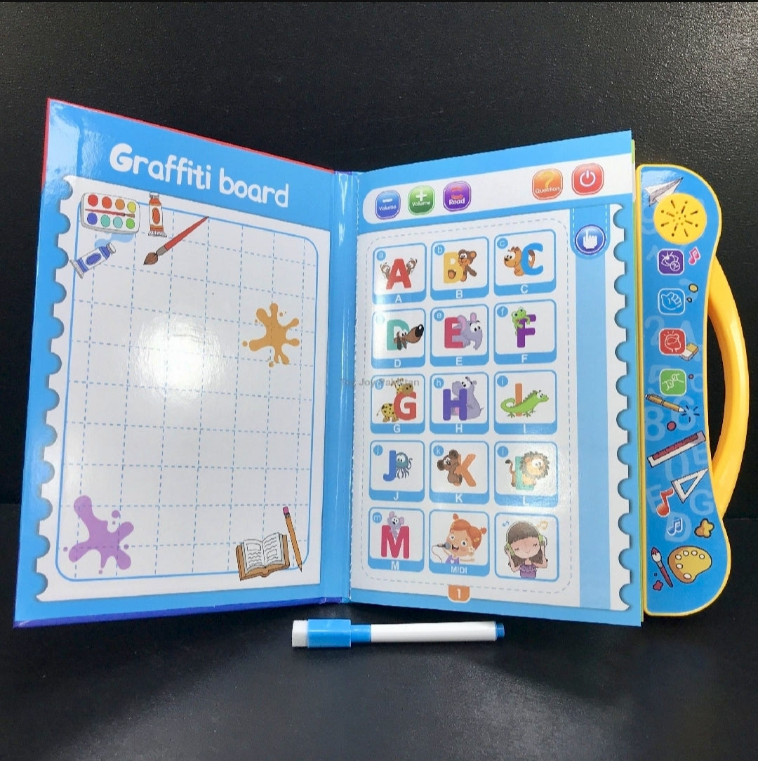 Intelligence Book | Intellectual Learning Study eBook for Kids with Electronic Sound Teaching Learning Toys E-Book for Kids English Study eBook for Kids