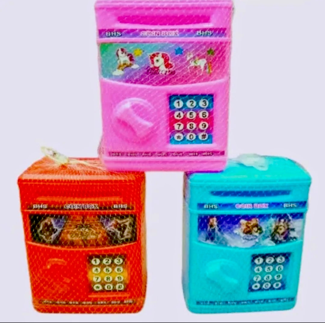 Kids ATM-Machine Money Saving Machine Kids - ATM Bank Safe Storage Tank Toy For Kids