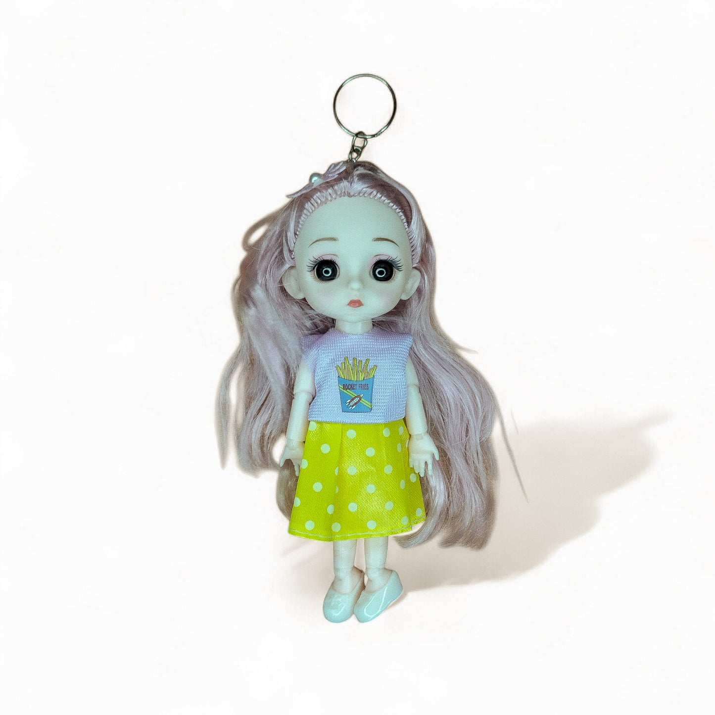 3 Pcs Doll 10cm Mini Kelly With key Ring Clothes Shoes, Cute Dolls, Best Gift For Children Baby Toys
