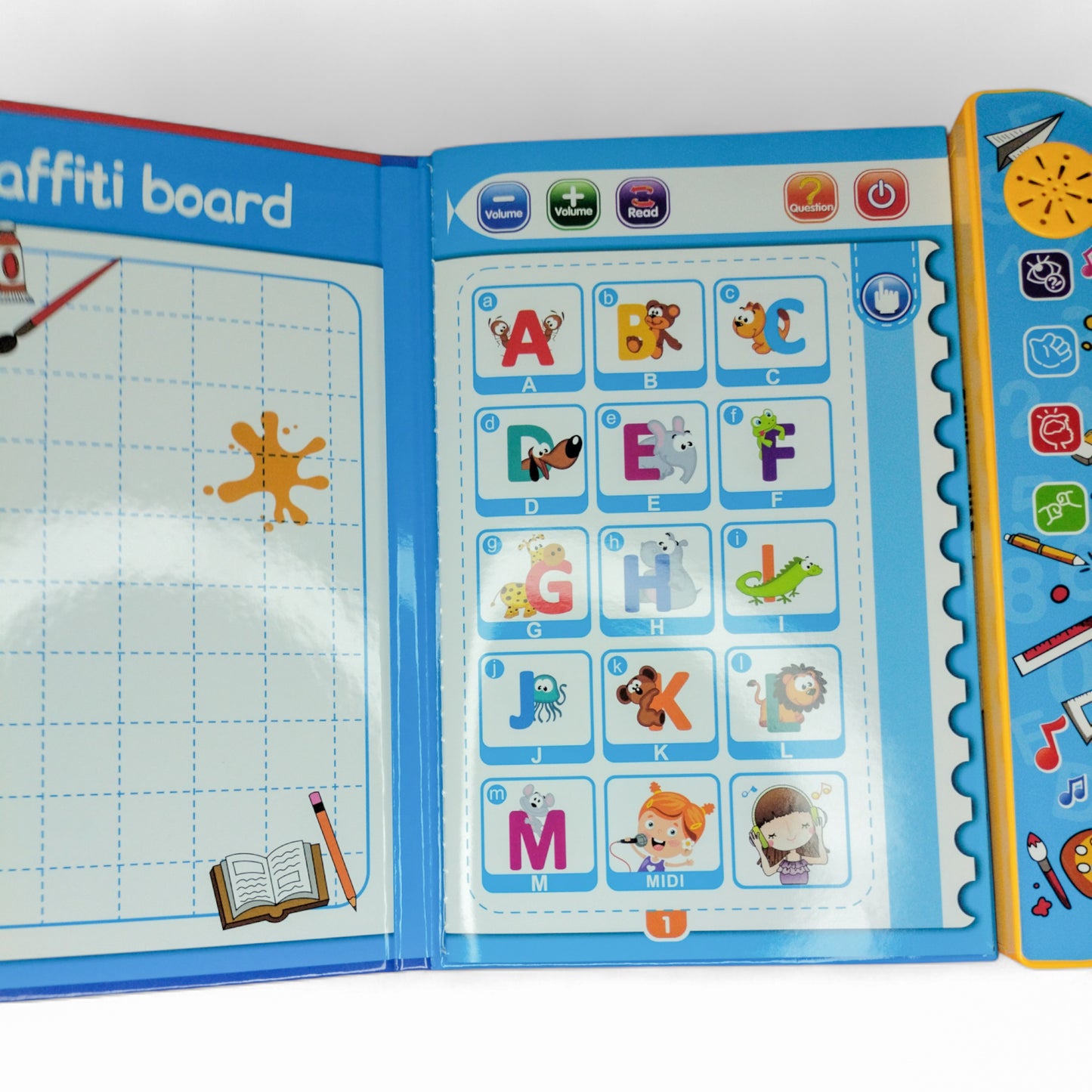 Intelligence Book | Intellectual Learning Study eBook for Kids with Electronic Sound Teaching Learning Toys E-Book for Kids English Study eBook for Kids