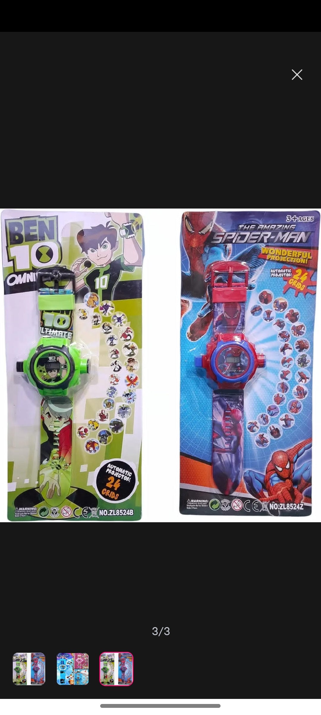 Ben 10 Projector Watch Digital Wrist Watch For Kids