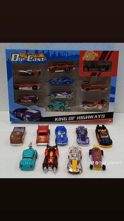 4 piece Trucks For Kids, High Quality Die cast Metal Trucks- 1:64 Alloy Trucks