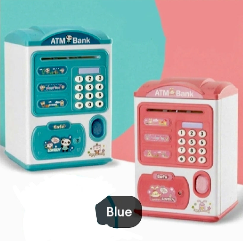 Kids ATM-Machine Money Saving Machine Kids - Smart ATM Bank Safe Storage Tank Toy For Kids