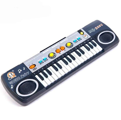 Keyboard Fairy Piano With Mic For Kids