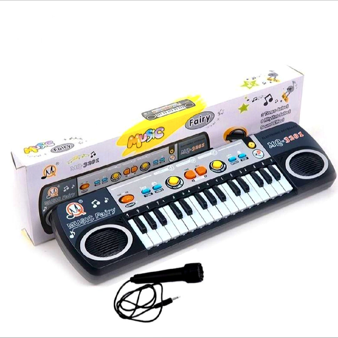 Keyboard Fairy Piano With Mic For Kids