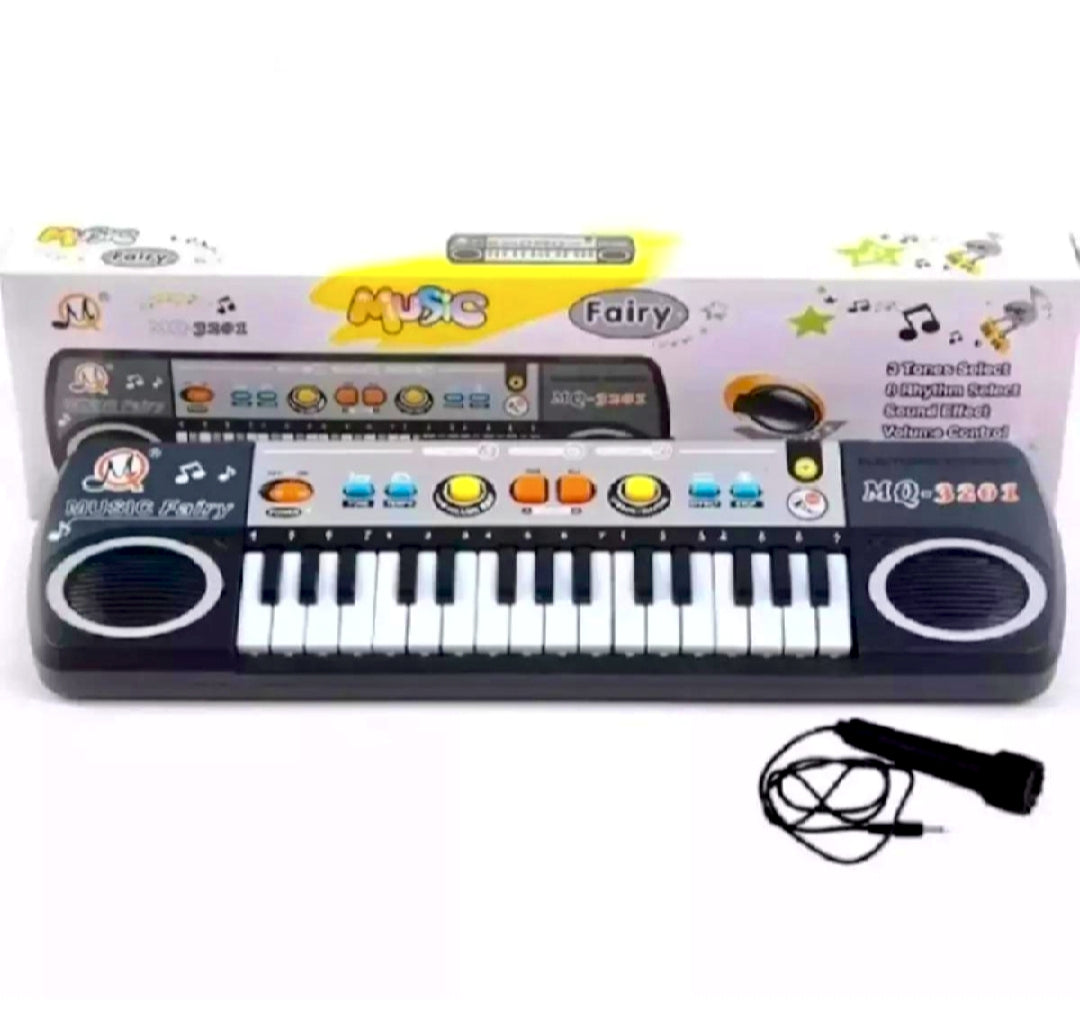 Keyboard Fairy Piano With Mic For Kids