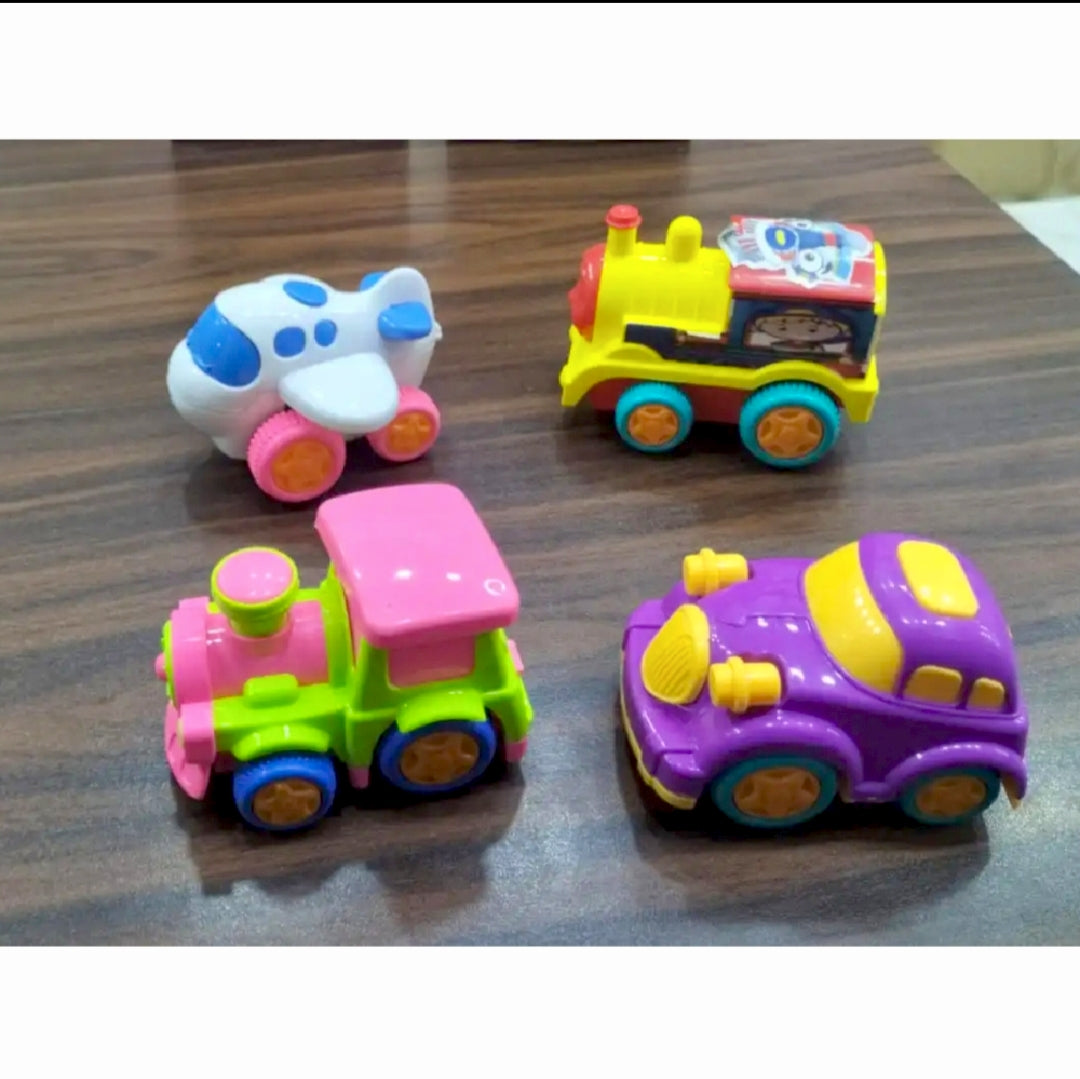 Kids Toy Mini Car Train, Friction Car Pull Back Train Gift For Kids And Children
