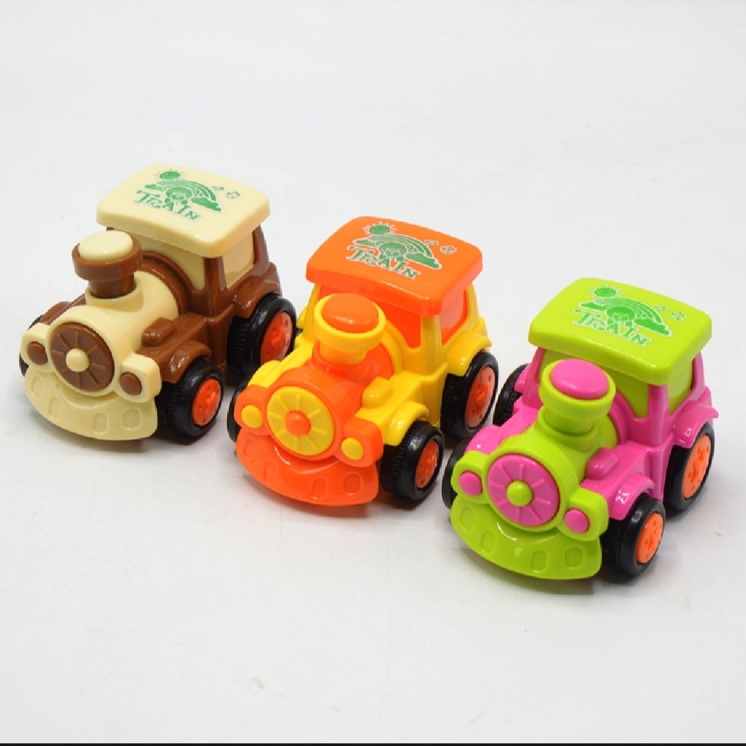Kids Toy Mini Car Train, Friction Car Pull Back Train Gift For Kids And Children
