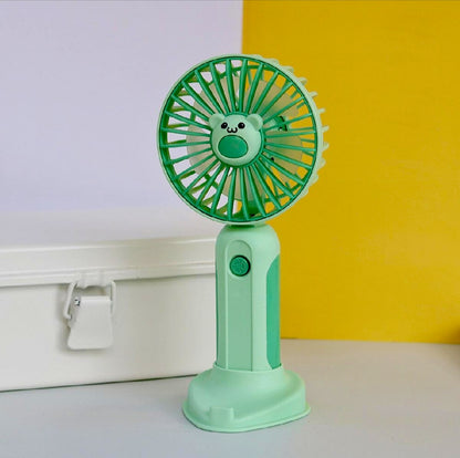 Mini Hight Speed Fan For Kids ,with Mobile Stand | Best For Girls And Boys
