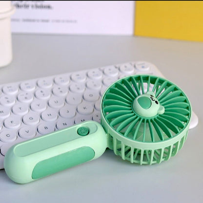 Mini Hight Speed Fan For Kids ,with Mobile Stand | Best For Girls And Boys