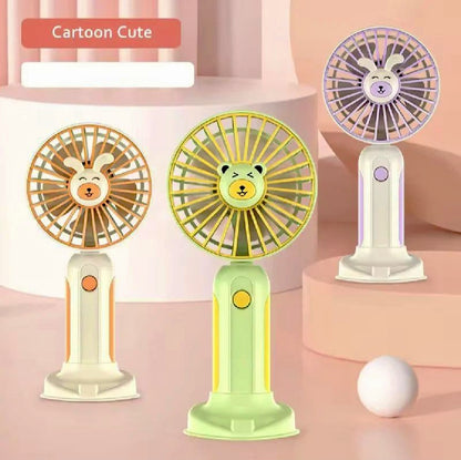 Mini Hight Speed Fan For Kids ,with Mobile Stand | Best For Girls And Boys