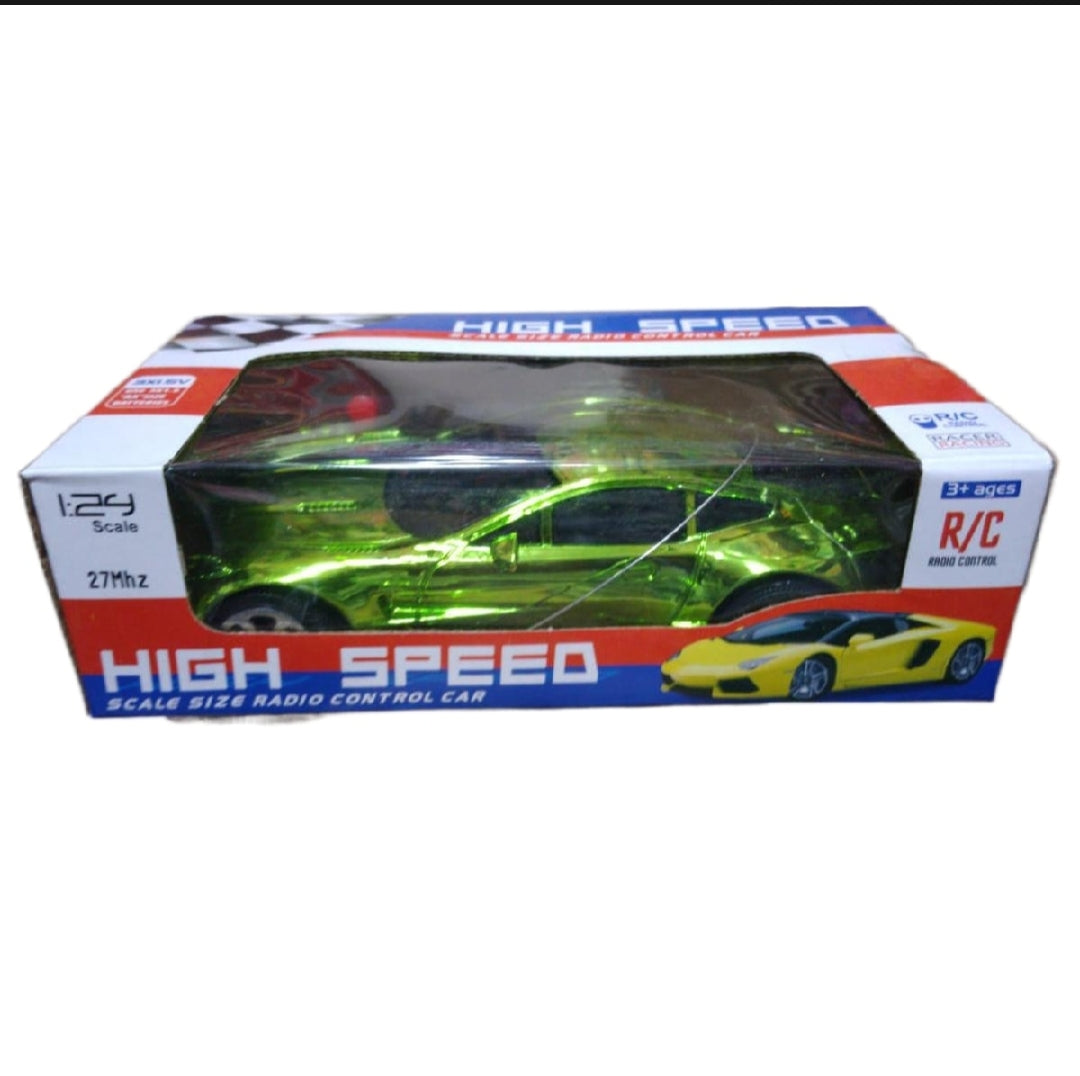 Rechargeable RC Remote Control Car for Kids | High Speed Racing Chargeable Car with Lights | Perfect Gift for Boys & Girls – Indoor & Outdoor Charging Wali Car