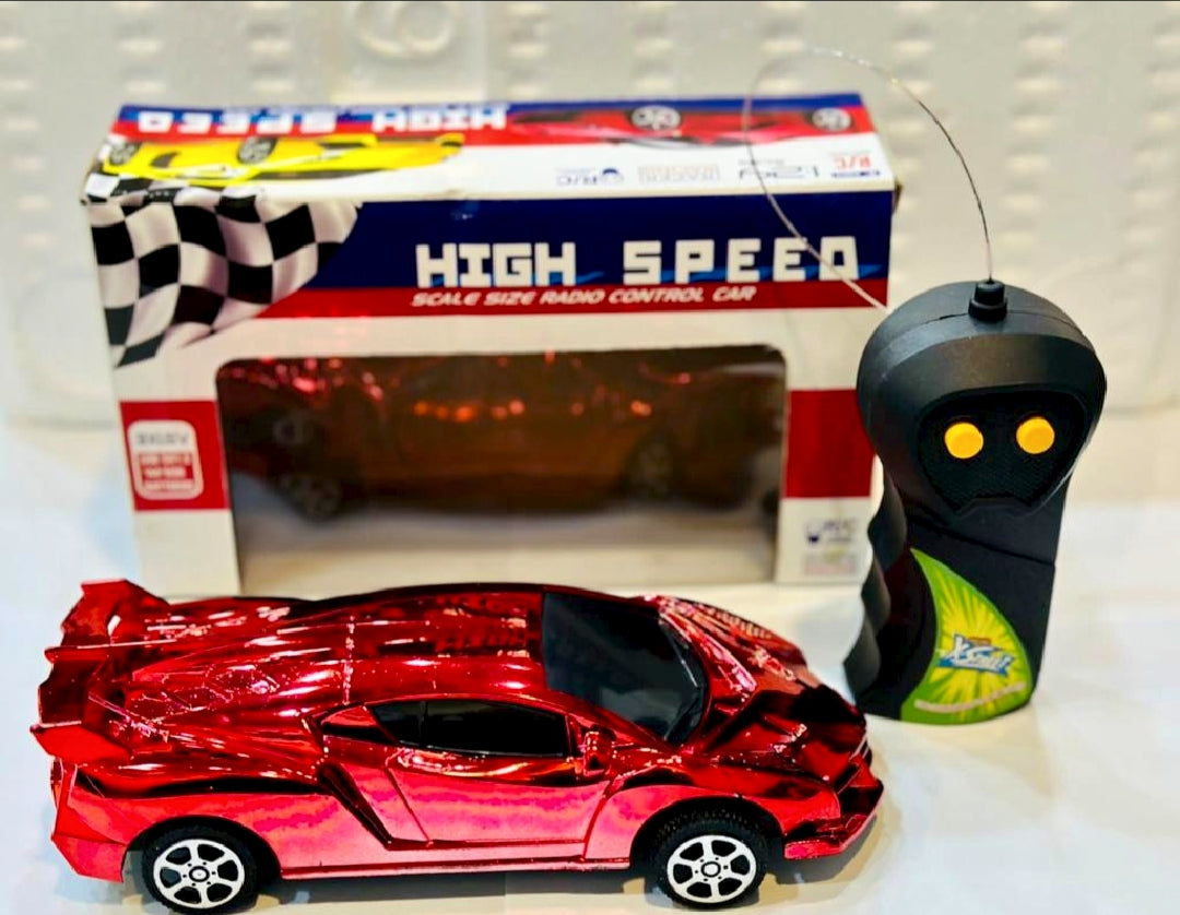 Rechargeable RC Remote Control Car for Kids | High Speed Racing Chargeable Car with Lights | Perfect Gift for Boys & Girls – Indoor & Outdoor Charging Wali Car