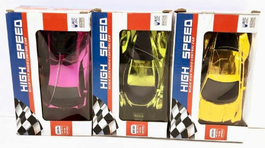 Rechargeable RC Remote Control Car for Kids | High Speed Racing Chargeable Car with Lights | Perfect Gift for Boys & Girls – Indoor & Outdoor Charging Wali Car