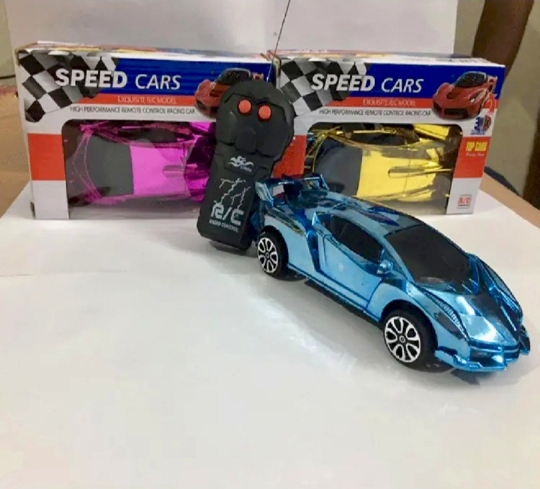 Rechargeable RC Remote Control Car for Kids | High Speed Racing Chargeable Car with Lights | Perfect Gift for Boys & Girls – Indoor & Outdoor Charging Wali Car