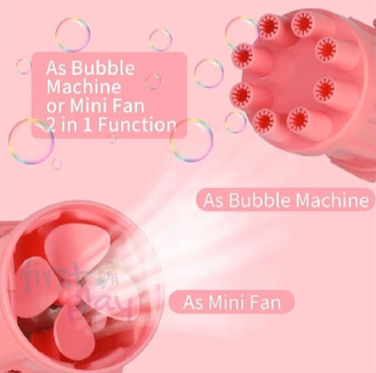 Bubble gun 8 holes bubble gun for kids with bubble liquid bubble gun toy electirc bubble gun