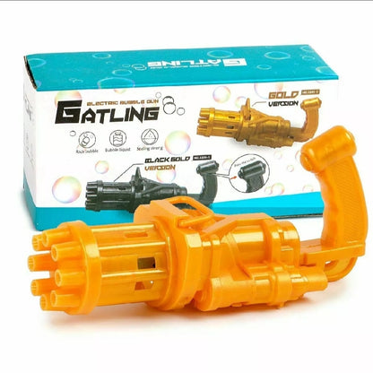 Bubble gun 8 holes bubble gun for kids with bubble liquid bubble gun toy electirc bubble gun