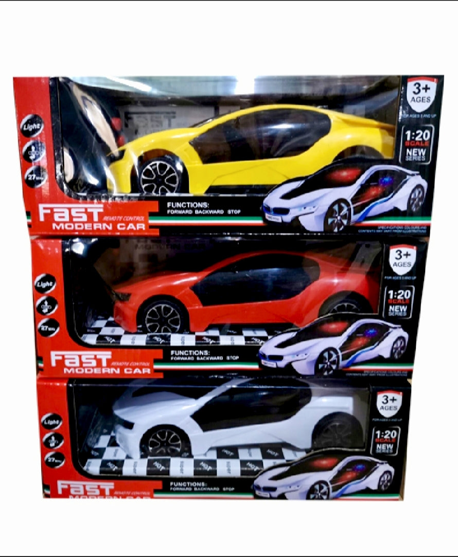Remote control famous car 1:22 scale with 3D lights forward reverse