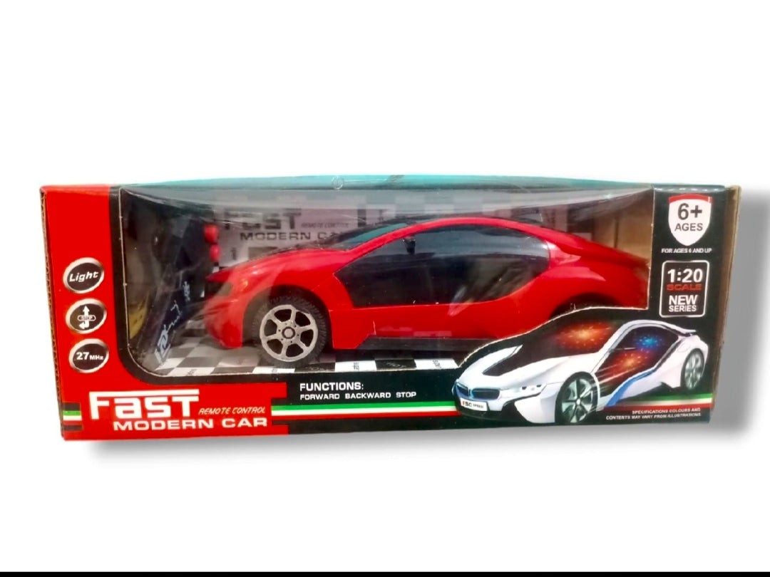 Remote control famous car 1:22 scale with 3D lights forward reverse