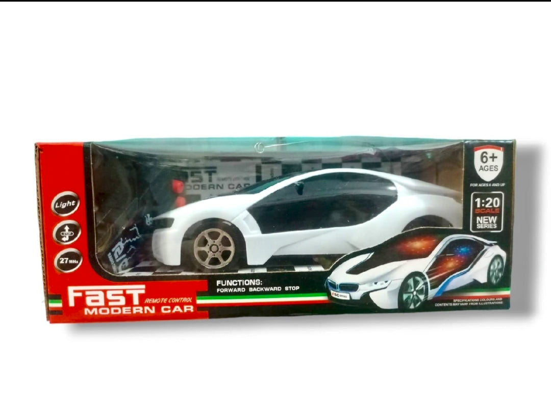 Remote control famous car 1:22 scale with 3D lights forward reverse