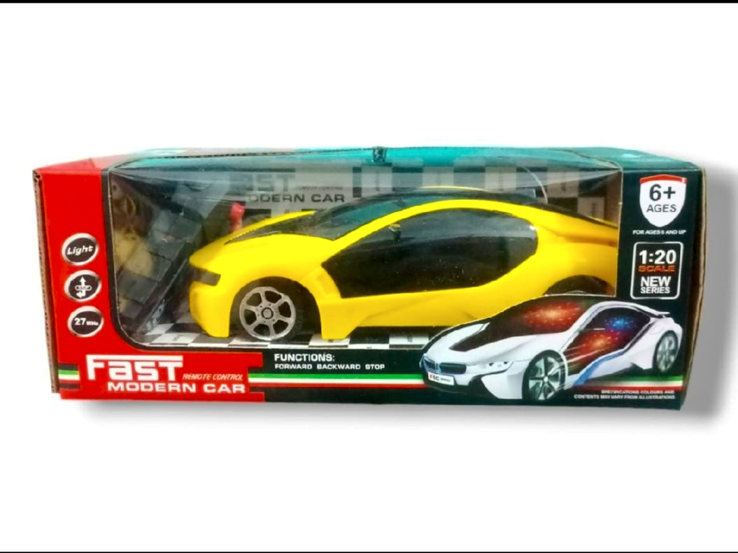 Remote control famous car 1:22 scale with 3D lights forward reverse