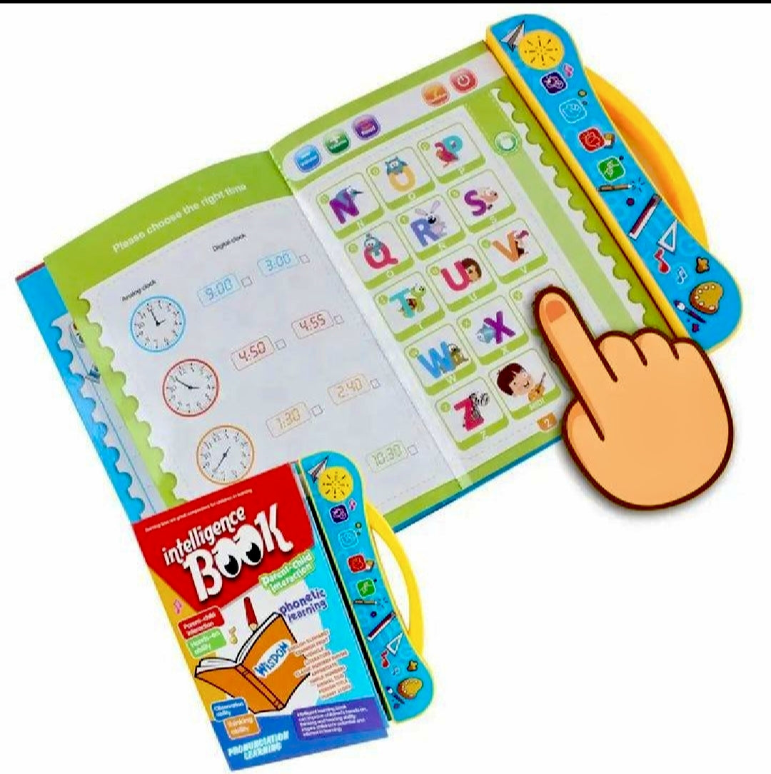Intelligence Book | Intellectual Learning Study eBook for Kids with Electronic Sound Teaching  Learning Toys E-Book for Kids English Study eBook for Kids