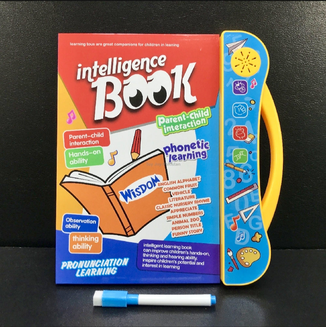 Intelligence Book | Intellectual Learning Study eBook for Kids with Electronic Sound Teaching  Learning Toys E-Book for Kids English Study eBook for Kids