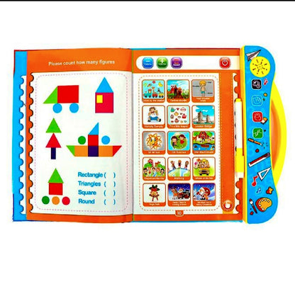 Intelligence Book | Intellectual Learning Study eBook for Kids with Electronic Sound Teaching  Learning Toys E-Book for Kids English Study eBook for Kids