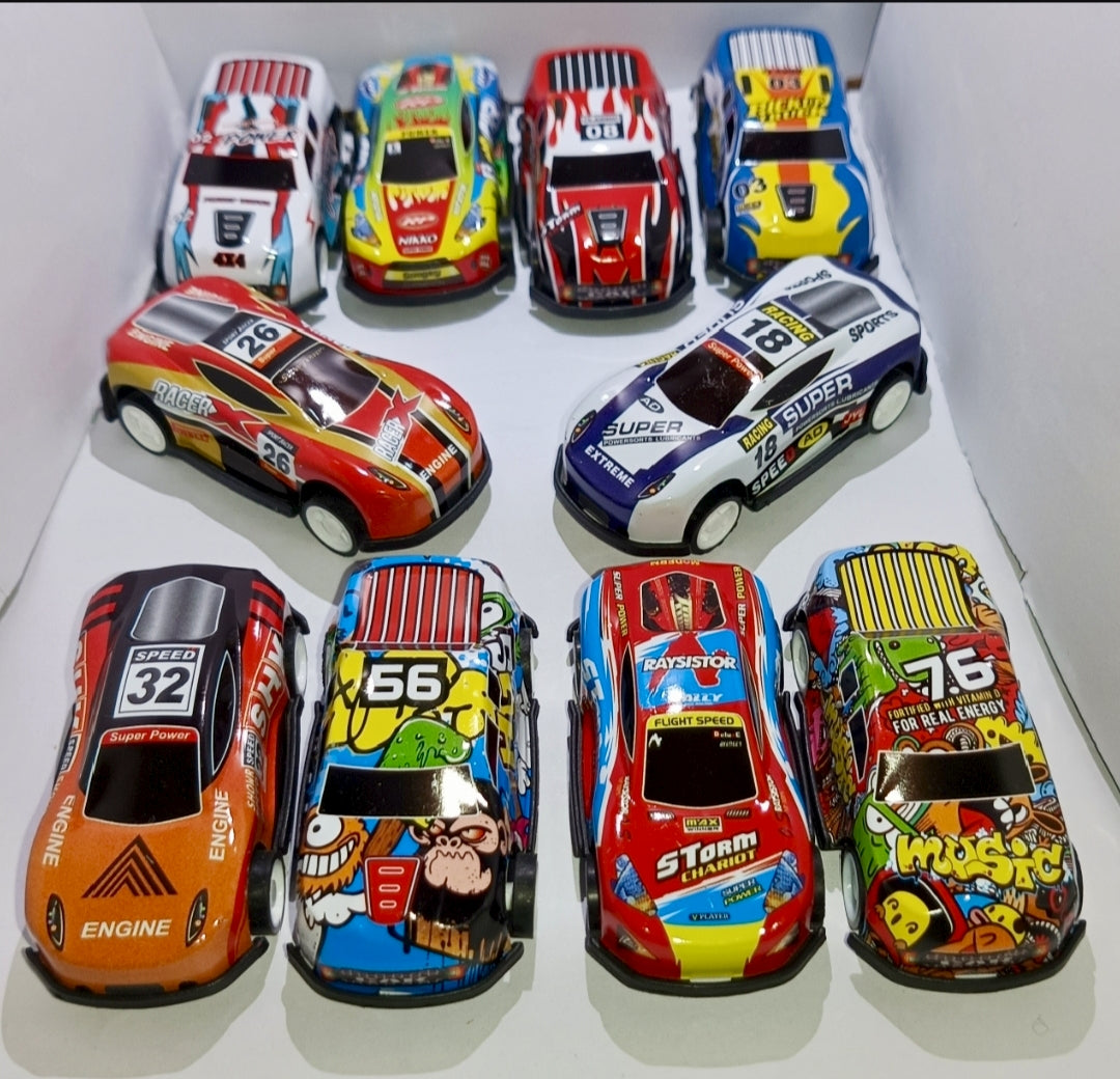 3 piece Metal Car For Kids, High Quality Die cast Metal Car - 1:64 Alloy Car