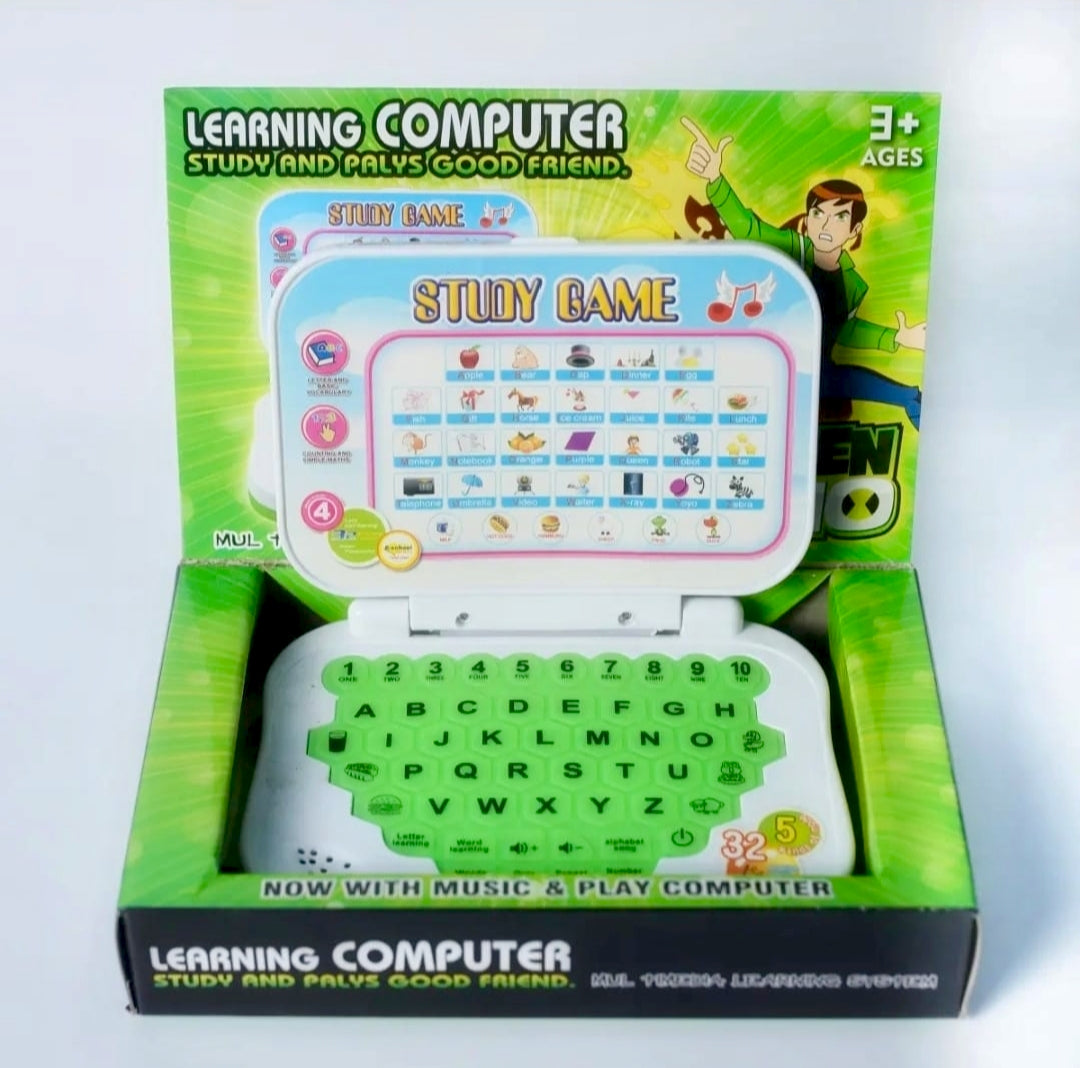 Early Learning Ben 10 Laptop for kids battery operated