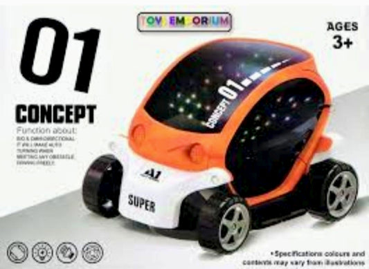 3D Supercar Style Electric Car Toy with Universal Wheel Lights & Music – Perfect Gift for Boys and Girls
