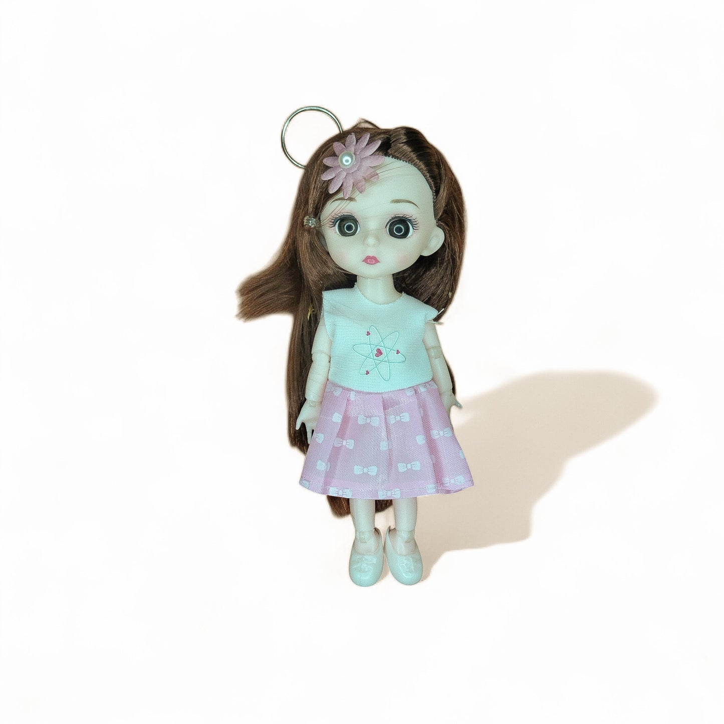 3 Pcs Doll 10cm Mini Kelly With key Ring Clothes Shoes, Cute Dolls, Best Gift For Children Baby Toys