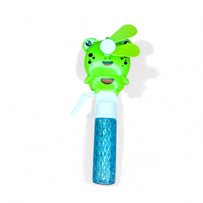 Hand Fan For kids with Bubble spray and liquid