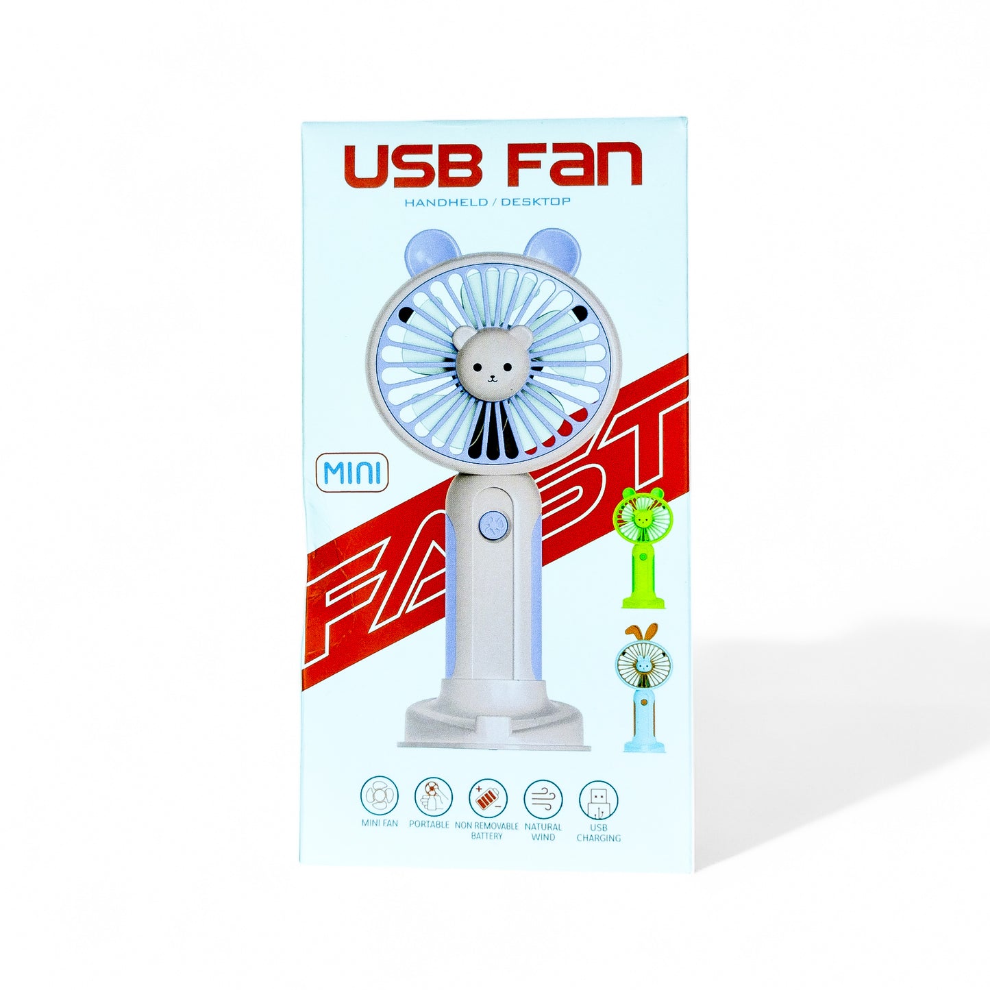Mini Hight Speed Fan For Kids ,with Mobile Stand | Best For Girls And Boys