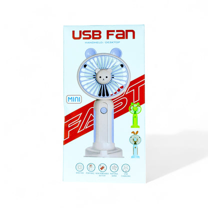 Mini Hight Speed Fan For Kids ,with Mobile Stand | Best For Girls And Boys