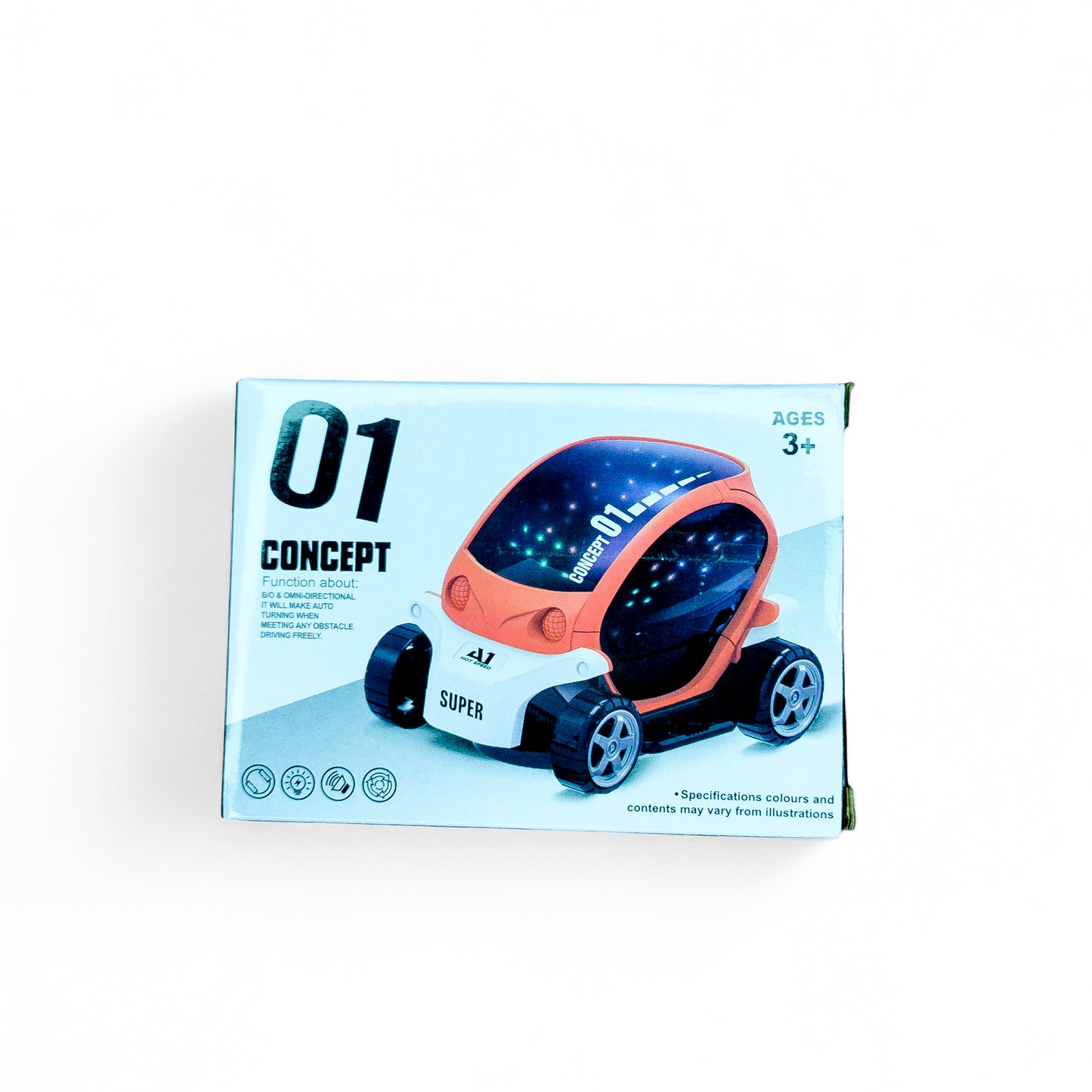 3D Supercar Style Electric Car Toy with Universal Wheel Lights & Music – Perfect Gift for Boys and Girls