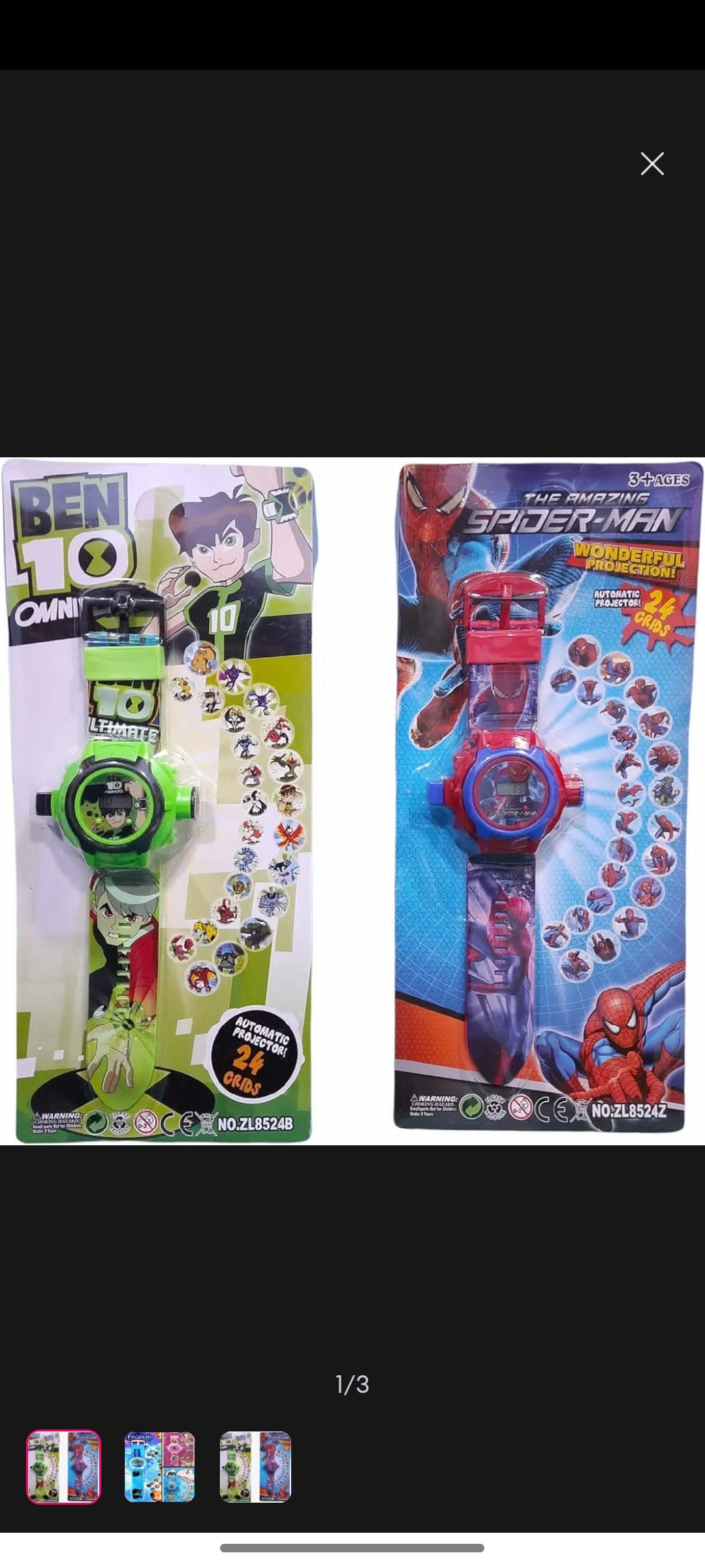 Ben 10 Projector Watch Digital Wrist Watch For Kids